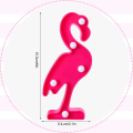 Miniatyrbilde 2 av 5: 2 Stykker LED Flamingo Lys Flamingo Dekor Søt Bordlampe