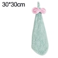 Miniatyrbillede 2 af 5: Håndklæder, Badehåndklæder Med Hængesløjfe, Mikrofiber Koralsoft Absorberende Håndklæde Til Køkken Style 2