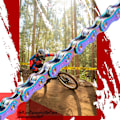 Pikkukuva 4 / 5: 8/9/10/11-vaihteinen häikäisevä pyöränketju, sileä, ruosteenkestävä ja iskunkestävä polkupyöränketju Campagnolo-järjestelmälle 9
