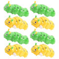 Pikkukuva 1 / 3: 8 kpl Vedettäviä toukkaleikkikaluja lasten opetukseen (satunnainen väri) Random Color 8.5X3X2.5CM