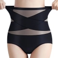 Miniatyrbillede 1 af 5: Dame Butts Lifter Shapewear Høj Talje Mavekontrol Body Shaper Trusser L Black