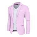 Miniatyrbild 1 av 5: Herr Blazer Slim Fit Kavaj, Enknäppt Enknapps Kavaj Pink L