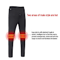 Miniatyrbild 5 av 5: Unisex USB Elektriska Uppvärmda Byxor Vinter Varma Leggings Uppvärmning Elastiska Byxor 4XL Men
