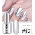 Miniatyrbild 4 av 5: 18 ml spegelnagellack, ljust färgglatt nagellack för nagelkonst, långvarigt spegeleffekt nagellim