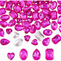 Miniatyrbillede 5 af 5: 94 stk. Spidsryggede Rhinestones 6 Størrelser Glas Rhinestones Ædelstene Klar AB Farve Dråbeformede Juveler Udsmykninger med Sølvbelagte Bagside Krystalsten til