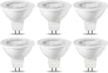 6-pack Gu5.3 Mr16 LED-lampor 5w Varmvitt Icke-Dimbar 220v [Energiklass G]