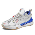 Miniatyrbillede 1 af 5: Herre Basketballsko Høj Overdel Åndbare Sportssko Skridsikre Mode Sneakers 3F8899 Gray EU 39