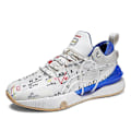 Miniatyrbillede 1 af 5: Herre Basketballsko Høj Overdel Åndbare Sportssko Skridsikre Mode Sneakers 3F8899 Gray EU 44