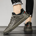 Miniatyrbillede 5 af 5: Herre Casual Sko Flade Sneakers Fr2159 Gray EU 41