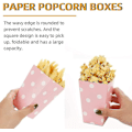 Pikkukuva 3 / 5: 20 kpl Popcorn Paper Popcorn -pussit - Popcorn-laatikot - Juhlaherkuille, karkeille