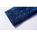 Miniatyrbillede 4 af 5: Herre Blomstret Revers Blazer Jakkesæt Print Dinner Smokingjakke blue xxl