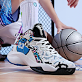 Miniatyrbillede 5 af 5: Mænds Basketballsko Letvægts Åndbare Vandresko Atletiske Mode Sneakers 3D9280 WhiteBlack EU 43
