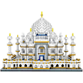 Miniatyrbillede 1 af 5: Verdensberømt Arkitektur Taj Mahal Palads Model 3d Diamant Mini Diy Mikro Konstruktion Nano Blokke Byggeklodser Børne Gaver Legetøj