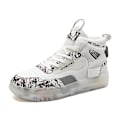 Miniatyrbillede 1 af 5: Herre Sports Løbesko Basketballsko Åndbare Sneakers Fr9966 White EU 41
