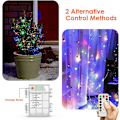 Miniatyrbilde 3 av 5: 2 * 10m/200 LED Batteridrevne Lyslenker, til Jul