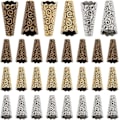 Miniatyrbilde 1 av 5: 90 stk. Perlekjeglehetter Metallperler Endehetter Apetalous Spacer Perlehetter Tibetansk Stil Perlestoppere Terminatorer Forsyninger