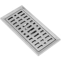 Miniatyrbilde 1 av 5: Rektangulær Gulvsluk Baderom Dusjsluk Beskyttelse Kjøkken Avløpsvann Rist Sil 20x10x7cm
