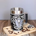 Miniatyrbilde 2 av 5: Rustfritt Stål Krigerkrus, Acsergery Middelaldersk Drikkekar Ølkrus Stein Tankard Kaffekopp Krus 500ml Gave