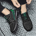 Pikkukuva 5 / 5: Flying Knit miesten kengät hengittävät juoksukengät Fr553 Green EU 44