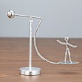 Miniatyrbilde 4 av 5: Newtons Pendel Vugge Balanse Ball Newtons Vugge Pendel Borddekorasjon Newtons Vugge Balanse Ball Hjemmekontor Dekor (the Surf)