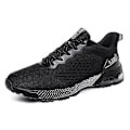 Miniatyrbillede 1 af 5: Herre Air Sports Løbesko Åndbare Skridsikre Sneakers Fr2932 Black EU 44