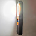 Pikkukuva 5 / 5: USB Ladattava LED Taskulamppu Työvalo Lamppu LEDit Tukiteline Kääntyvä Koukku Leirintään Korjaamolle Autonkorjaukseen Usb rechargeable Orange