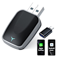 Miniatyrbild 1 av 7: Trådlös Carplay och Android Auto-adapter, 2 i 1-sticka konverterar trådbunden Android Auto/Carplay till trådlös, lämplig för bilar med AA