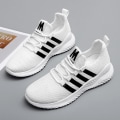 Miniatyrbillede 3 af 5: Damesko Flyknit Sneakers Udendørs Sportssko n727 White EU 34