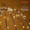 Miniatyrbilde 5 av 5: Utendørs/innendørs LED Julelyskule, Metall Varme LED Lys For Juledekorasjon Warm light 25cm