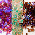 Miniatyrbillede 1 af 5: 3D Neglekunst Aurora Rhinestone Multi-form Blandede Neglekrystalhåndværk Skinnende Neglekunst Dekoration DIY Neglekunst Design Set4
