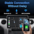 Miniatyrbild 3 av 5: Trådlös Carplay-adapter för Apple och Android Auto - Konverterar trådbunden till trådlös för iPhone iOS 10+/Android 11+