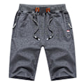 Pikkukuva 1 / 5: Miesten shortsit rennot kesäshortsit taskuilla Dark grey 4XL