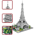 Miniatyrbillede 2 af 5: Byg Eiffeltårnet Miniature Klodser Sæt, 3369 Brikker Miniature Klodser 3d Puslespil Legetøj, Gaver Til Voksne Og Børn