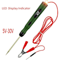 Miniatyrbild 3 av 5: Bil Elektrisk Krets Tester Sond 5v-30v Digital Display Krets Test Penna Bil Krets Tester Lampa Spänning Test Penna