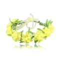 Miniatyrbilde 2 av 5: Hodebånd med stoffblomst, mote hårstyling hårpynt for kvinner bryllup Yellow