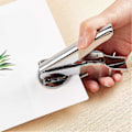 Miniatyrbillede 3 af 5: Bog Krans Bibliotek Prægestempel Segl Stempel Rustfrit Stål Håndholdt Bøger Prægning Forseglingsstempel Lærer Ex Libris Notar til Officiel Dimission Bog