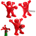Miniatyrbild 1 av 5: Glad Man Flasköppnare, Ölflasköppnare Rolig Korkskruv Vinkorkar för Flaskor Nyhet Presentförpackning