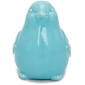 Miniatyrbild 5 av 5: Hem Blå Glaserade Små Keramiska Chubby Fågel Figur Prydnader, Djurmodell Present Till Hem Trädgårdsstaty Dekorativa Hantverk