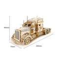 Miniatyrbild 2 av 4: Qian Modell 3D Träpussel Leksak Montering Lokomotiv Modell Byggsatser För Barn Barn Födelsedagspresent