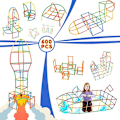 Miniatyrbild 2 av 5: 600 st halm byggleksaker STEM byggleksaker halm leksak interlocking plastleksaker ingenjörsleksaker tunna rörblock leksak pedagogiskt leksaksset för barn