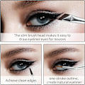 Miniatyrbild 3 av 5: 6st Angle Eye Eye Review Brush Set Ultratunn Precision Brush Set för ögonbryn Vinkelborstar Set Makeup Tools