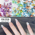 Miniatyrbild 2 av 5: 3D nagelkonst Aurora Rhinestone Multi-form blandade nagelkristallhantverk glänsande nagelkonstdekoration Diy nagelkonstdesign Set3
