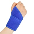 Miniatyrbillede 2 af 5: Sports Fitness Wrap Håndledsbind, Justerbart Håndledsbandage blue(a pair)
