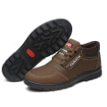 Miniatyrbillede 3 af 5: Herre Business Casual Bjergbestigning Bomuldssko Fr9701 Brown EU 44