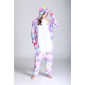 Miniatyrbillede 4 af 5: Unicorn Onesies Voksen Børn Unisex Blød Flanel Tegneserie Hætte Jumpsuit Pyjamas Begummy Unicorn Chic Romper Kostume til Cosplay Halloween S