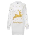 Miniatyrbild 2 av 5: Damjultröjor med julmotiv, lös passform, långärmad sweatshirt Red1 S
