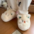 Pikkukuva 5 / 7: Ihanat uudet lämpimät kotitossut, pyöreäkärkiset pehmeät ja pörröiset slip-on-tossut, pehmoiset mukavat sisätossut EU38 39