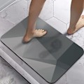 Miniatyrbillede 4 af 5: 2 stk. Badeværelses Skridsikker Måtte Husholdnings Toilet Absorberende Måtte Badeværelse Diatoméjord Måtte 40*60cm