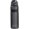 Miniatyrbillede 1 af 4: Vandflaske med sugerør 850ml Gmy Sports Tidsmarkeringer BPA-fri Drikkedunk D37 (850ml, Grå)
