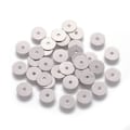 Miniatyrbilde 1 av 3: 316 Kirurgisk Rustfritt Stål Perler Heishi Perler Flat Rund/Skive Rustfritt Stål Farge 6x0.3mm Hull: 1mm